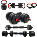 KIT HALTERES KETTLEBELL 6 EM 1 REGULÁVEL 20KG
