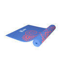 TAPETE DE YOGA MAT EM PVC ESTAMPADO AZUL